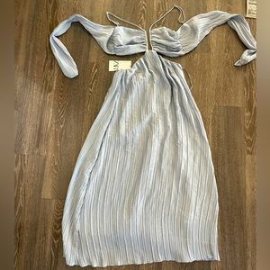 Zara cutout dress with tie back, new with tags never worn!